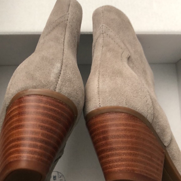 Nine West Gray Suede Tristan Ankle Boots - Picture 11 of 12